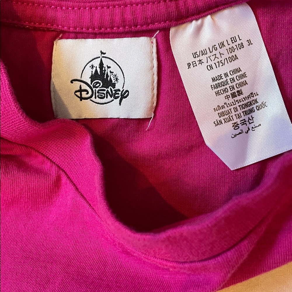 Disney Cheshire Cat Magenta women's T-Shirt - Picture 2 of 2